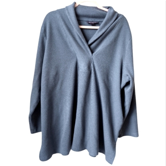 Roman's Waffle Knit Pullover  2X 26/28 - Picture 1 of 4